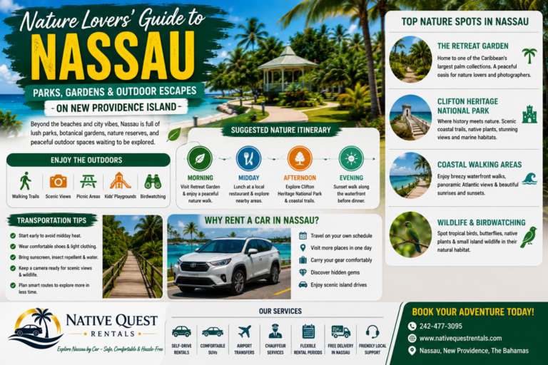 Read more about the article Nature Lovers’ Guide to Nassau: Parks, Gardens, and Outdoor Escapes on New Providence Island