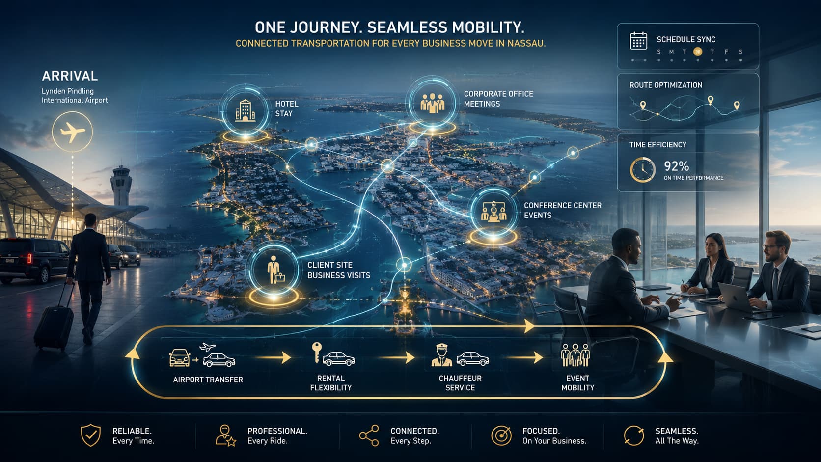 You are currently viewing Beyond Airport Pickup: Creating a Seamless Transportation Plan for Multi-Day Business Trips in Nassau
