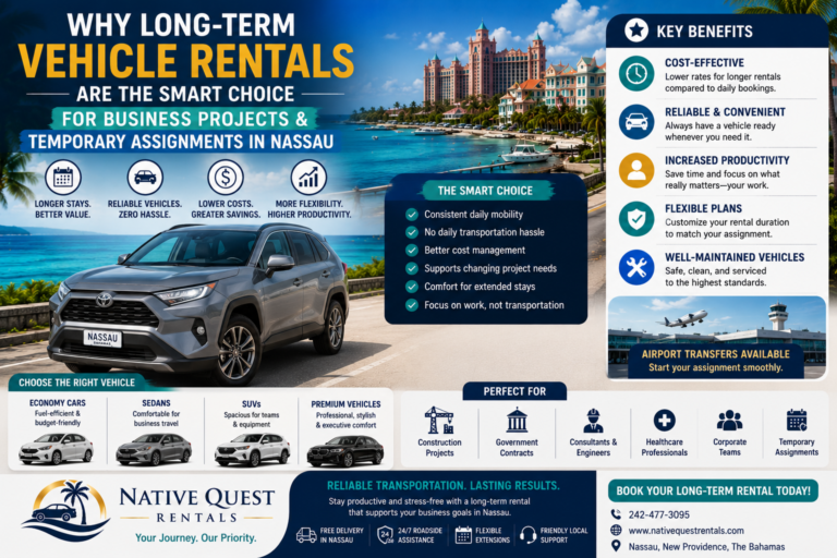 Read more about the article Why Long-Term Vehicle Rentals Are the Smart Choice for Business Projects and Temporary Assignments in Nassau