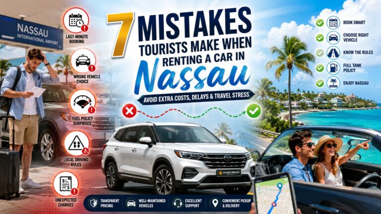 Read more about the article 7 Mistakes Tourists Make When Renting a Car in Nassau (And How to Avoid Them)