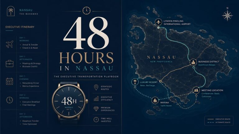 Read more about the article The Executive’s 48-Hour Nassau Playbook: Transportation Strategies for Productive Business Trips