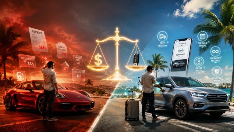 Read more about the article Budget vs. Convenience: Finding the Right Flexible Car Rental in Nassau Without Overpaying