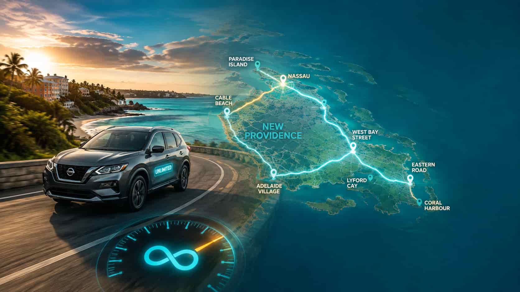 Read more about the article Nassau Vehicle Rental: Why “Unlimited Mileage” Isn’t Just a Perk—It’s a Strategy